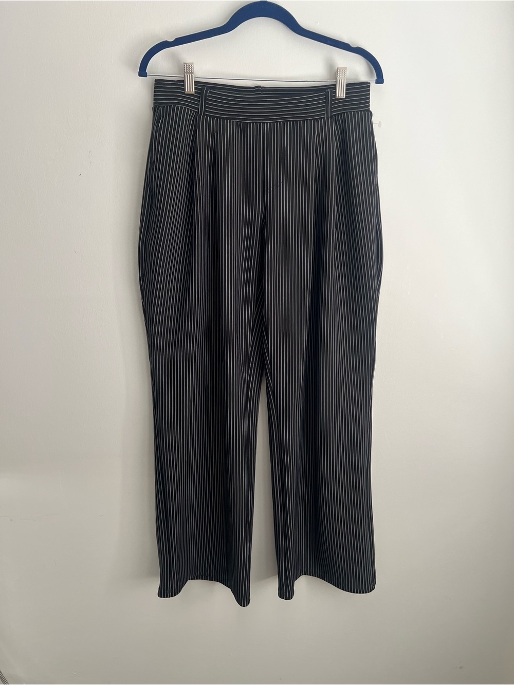 Women’s Black Pinstripe Dress Pants